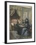 Reading the Tarot Cards-null-Framed Art Print