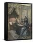 Reading the Tarot Cards-null-Framed Stretched Canvas