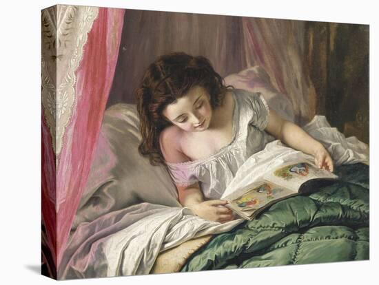 Reading Time-Sophie Anderson-Stretched Canvas