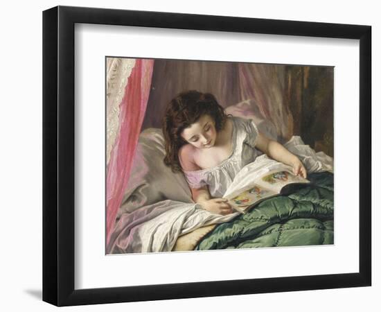 Reading Time-Sophie Anderson-Framed Giclee Print