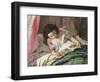 Reading Time-Sophie Anderson-Framed Giclee Print