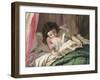 Reading Time-Sophie Anderson-Framed Giclee Print