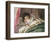 Reading Time-Sophie Anderson-Framed Giclee Print