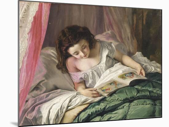 Reading Time-Sophie Anderson-Mounted Giclee Print