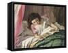 Reading Time-Sophie Anderson-Framed Stretched Canvas
