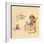 Reading to Dolly-Romney Gay-Framed Art Print