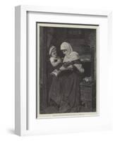 Reading to the Convalescent-Hermann Kaulbach-Framed Giclee Print