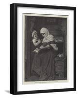 Reading to the Convalescent-Hermann Kaulbach-Framed Giclee Print