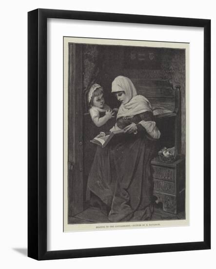 Reading to the Convalescent-Hermann Kaulbach-Framed Giclee Print