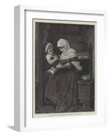 Reading to the Convalescent-Hermann Kaulbach-Framed Giclee Print