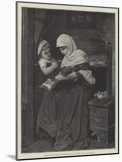 Reading to the Convalescent-Hermann Kaulbach-Mounted Giclee Print