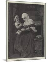 Reading to the Convalescent-Hermann Kaulbach-Mounted Giclee Print