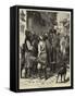 Reading War Placards in Stamboul-William Heysham Overend-Framed Stretched Canvas