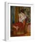 Reading Woman, circa 1900-Pierre-Auguste Renoir-Framed Giclee Print