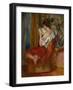 Reading Woman, circa 1900-Pierre-Auguste Renoir-Framed Premium Giclee Print