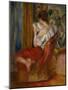 Reading Woman, circa 1900-Pierre-Auguste Renoir-Mounted Premium Giclee Print