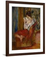 Reading Woman, circa 1900-Pierre-Auguste Renoir-Framed Giclee Print