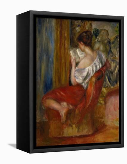 Reading Woman, circa 1900-Pierre-Auguste Renoir-Framed Stretched Canvas