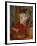 Reading Woman, circa 1900-Pierre-Auguste Renoir-Framed Giclee Print