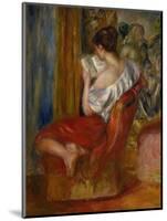 Reading Woman, circa 1900-Pierre-Auguste Renoir-Mounted Giclee Print