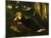Reading Woman in Forest , 1875-Gyula Benczur-Mounted Giclee Print
