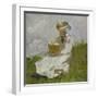 Reading Woman in the Countryside, 1906-Franz Marc-Framed Giclee Print