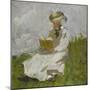 Reading Woman in the Countryside, 1906-Franz Marc-Mounted Giclee Print