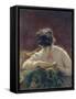 Reading Woman-Nathan Theodore Fielding-Framed Stretched Canvas