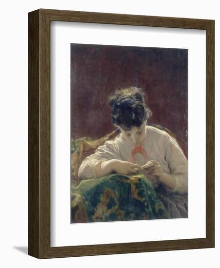 Reading Woman-Nathan Theodore Fielding-Framed Giclee Print