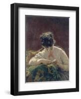 Reading Woman-Nathan Theodore Fielding-Framed Giclee Print