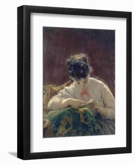 Reading Woman-Nathan Theodore Fielding-Framed Giclee Print