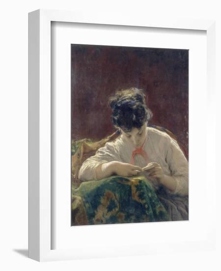 Reading Woman-Nathan Theodore Fielding-Framed Giclee Print