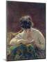 Reading Woman-Nathan Theodore Fielding-Mounted Giclee Print