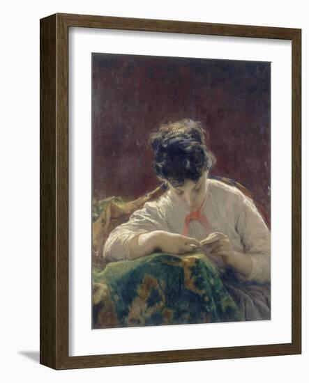 Reading Woman-Nathan Theodore Fielding-Framed Giclee Print