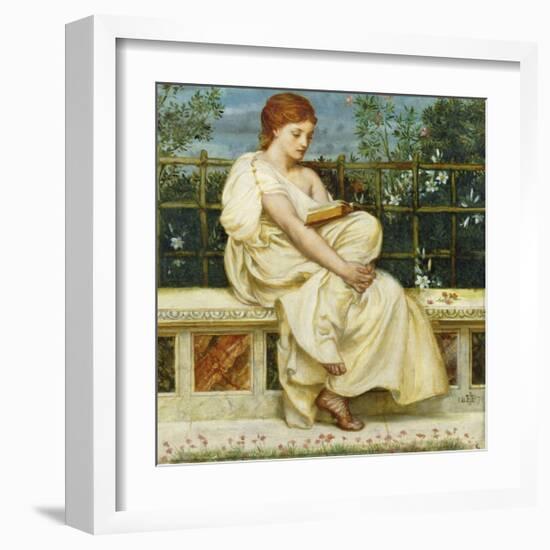 Reading-Sir Edward John Poynter-Framed Premium Giclee Print