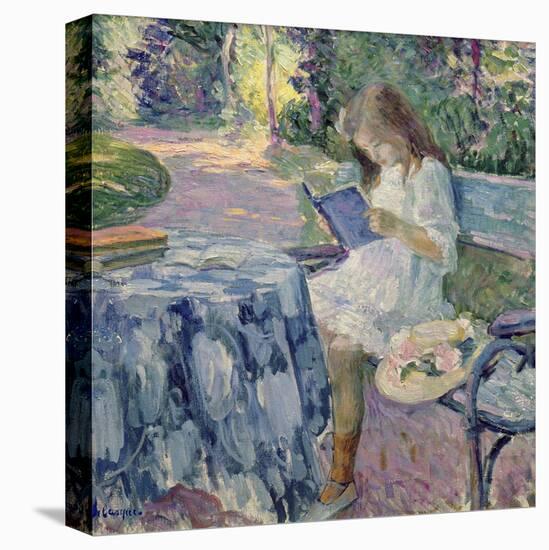 Reading-Henri Lebasque-Stretched Canvas