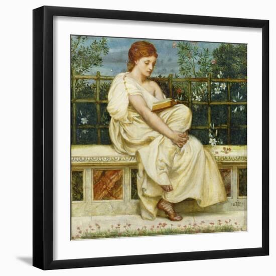 Reading-Edward John Poynter-Framed Giclee Print