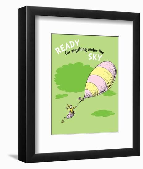 Ready for Anything (green)-Theodor (Dr. Seuss) Geisel-Framed Art Print