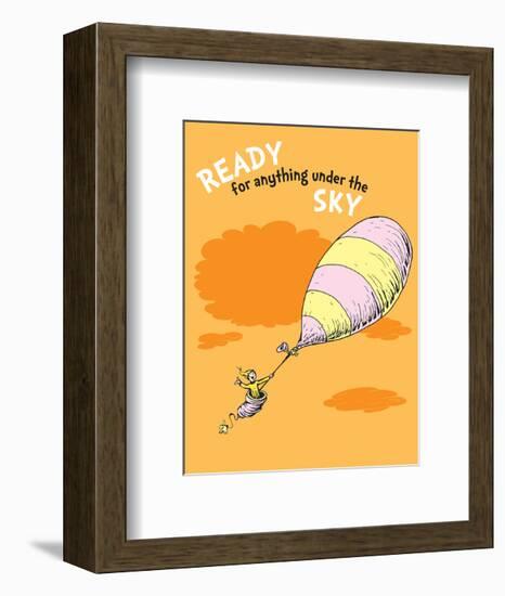 Ready for Anything (orange)-Theodor (Dr. Seuss) Geisel-Framed Art Print