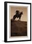 Ready for the Charge - Apsaroke, 1908 (Photogravure)-Edward Sheriff Curtis-Framed Giclee Print