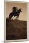 Ready for the Charge - Apsaroke, 1908 (Photogravure)-Edward Sheriff Curtis-Mounted Giclee Print