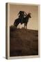 Ready for the Charge - Apsaroke, 1908 (Photogravure)-Edward Sheriff Curtis-Stretched Canvas