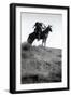 Ready for the Charge (B/W Photo)-Edward Sheriff Curtis-Framed Giclee Print