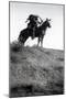 Ready for the Charge (B/W Photo)-Edward Sheriff Curtis-Mounted Giclee Print