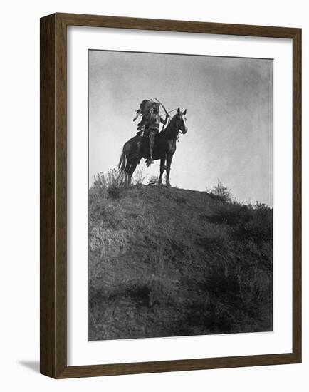 Ready for the Charge-Edward S^ Curtis-Framed Art Print