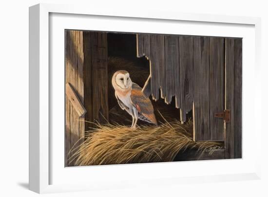 Ready for the Hunt Barn Owl-Wilhelm Goebel-Framed Giclee Print