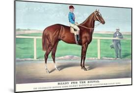 Ready for the Signal-Currier & Ives-Mounted Art Print