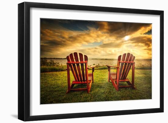 Ready for the Sunset-Philippe Sainte-Laudy-Framed Photographic Print