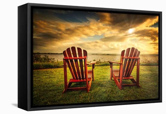 Ready for the Sunset-Philippe Sainte-Laudy-Framed Stretched Canvas