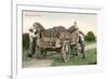 Ready for the Winery, Grape Harvest-null-Framed Art Print